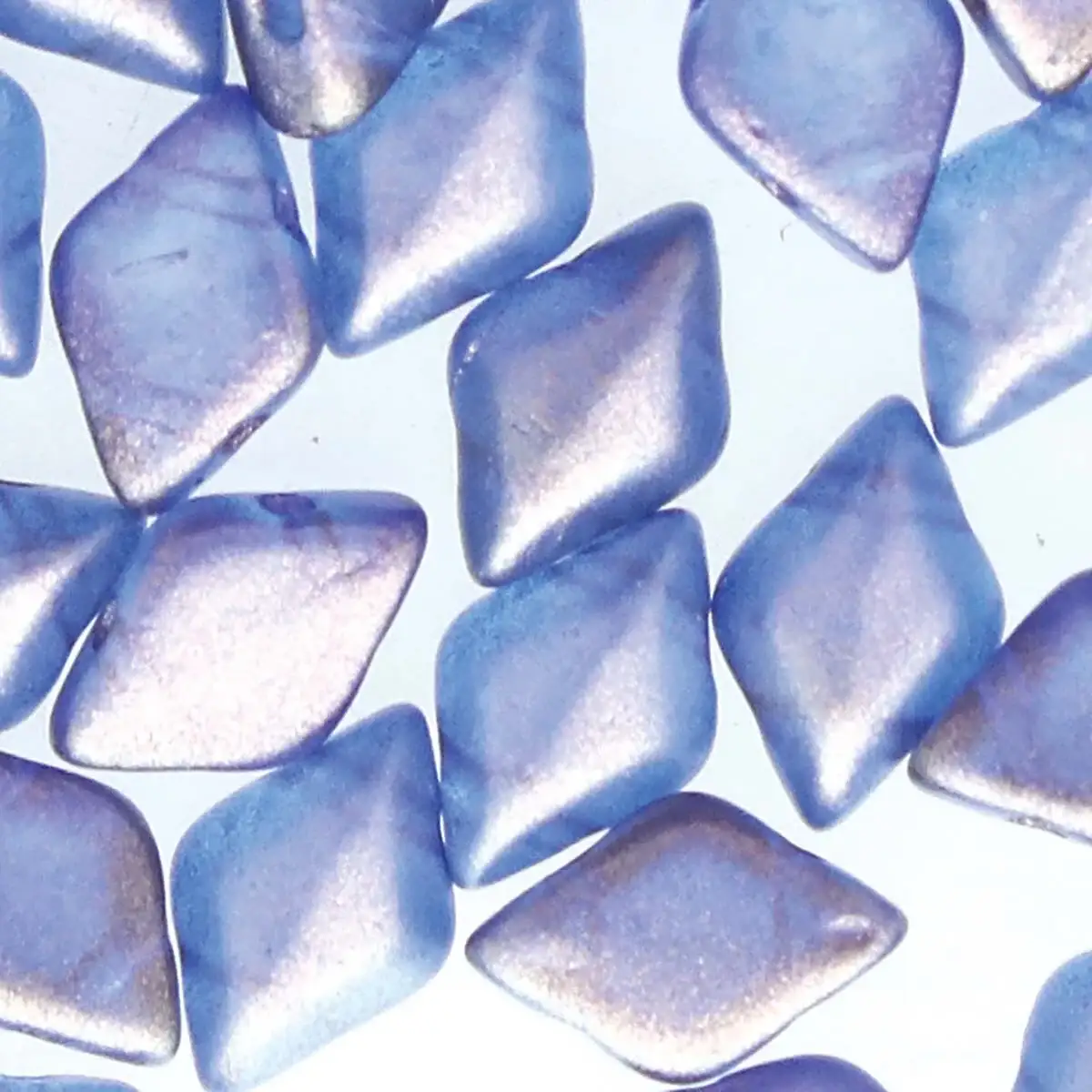 Gemduo Beads, Halo Cerulean Blue, 10g.