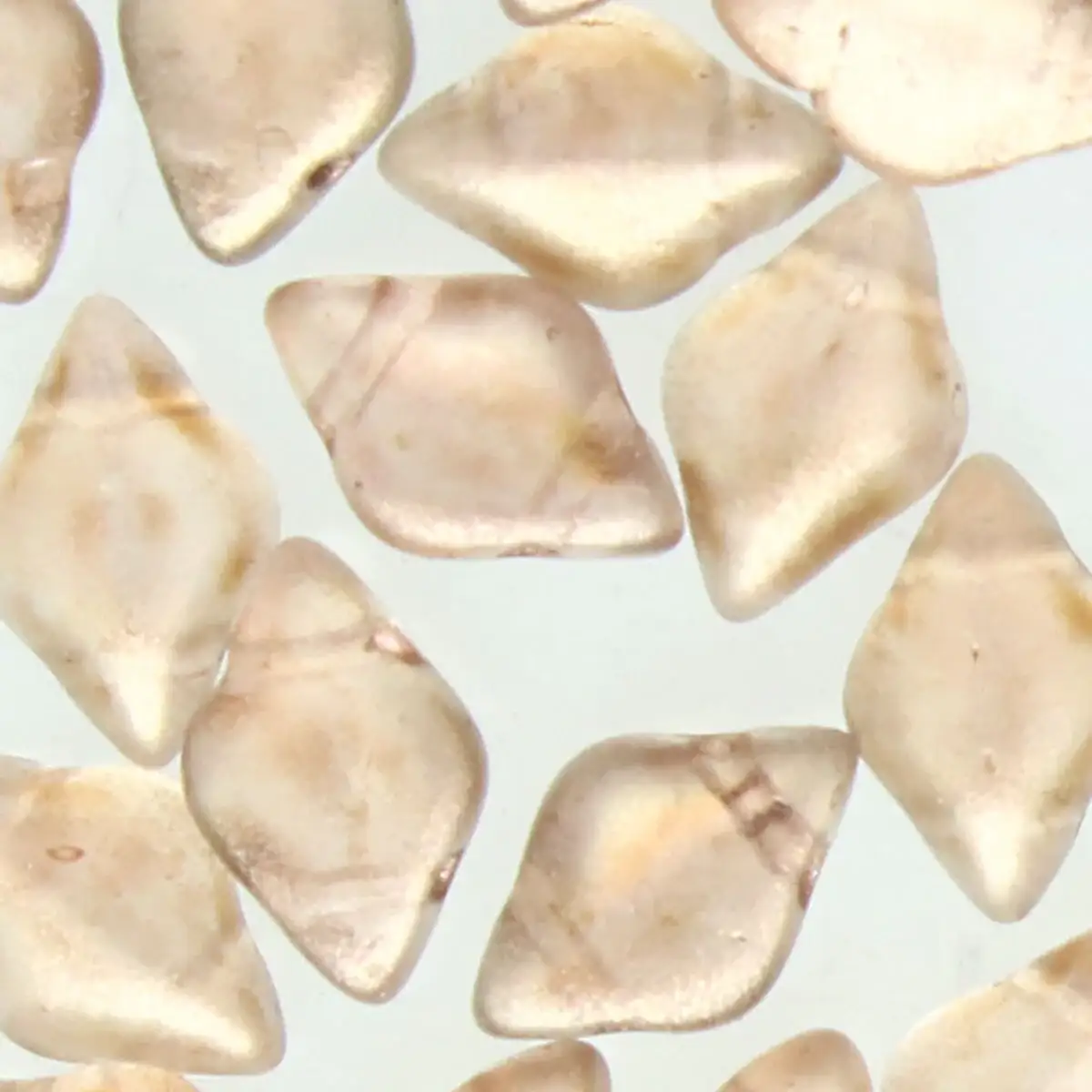 Gemduo Beads, Halo Champagne, 10g.