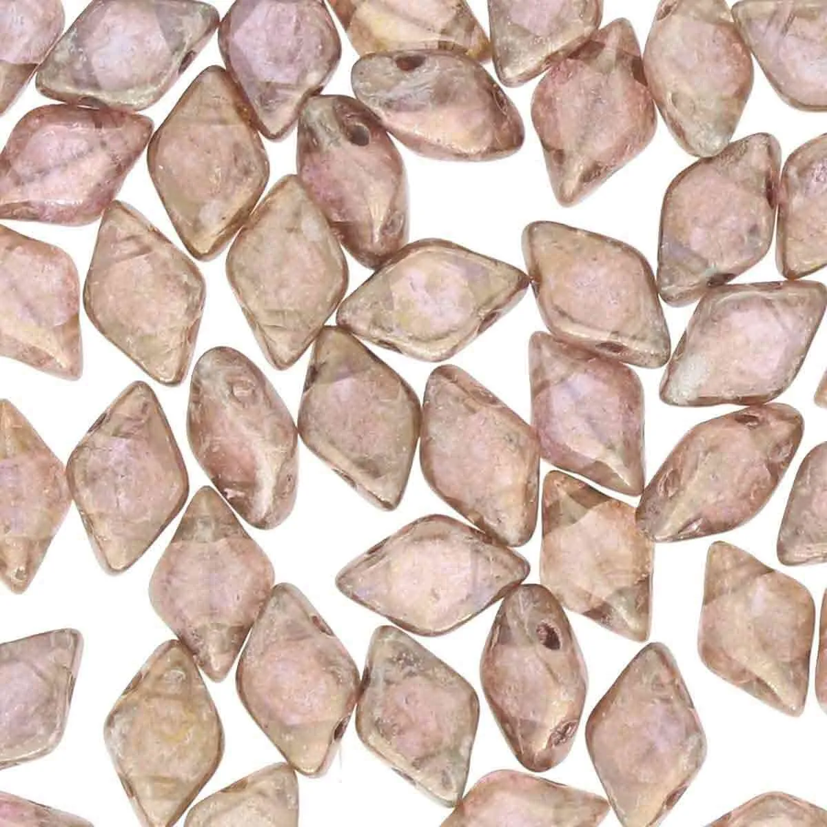 Gemduo Beads, Crystal Gleam Green Glaze, 10g.