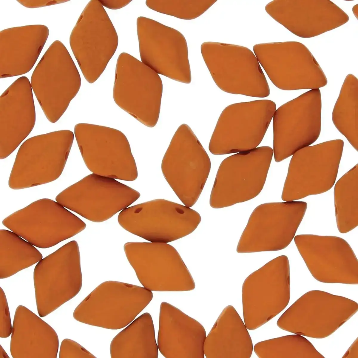 Gemduo Beads, Matte Velvet Carrot, 10g.