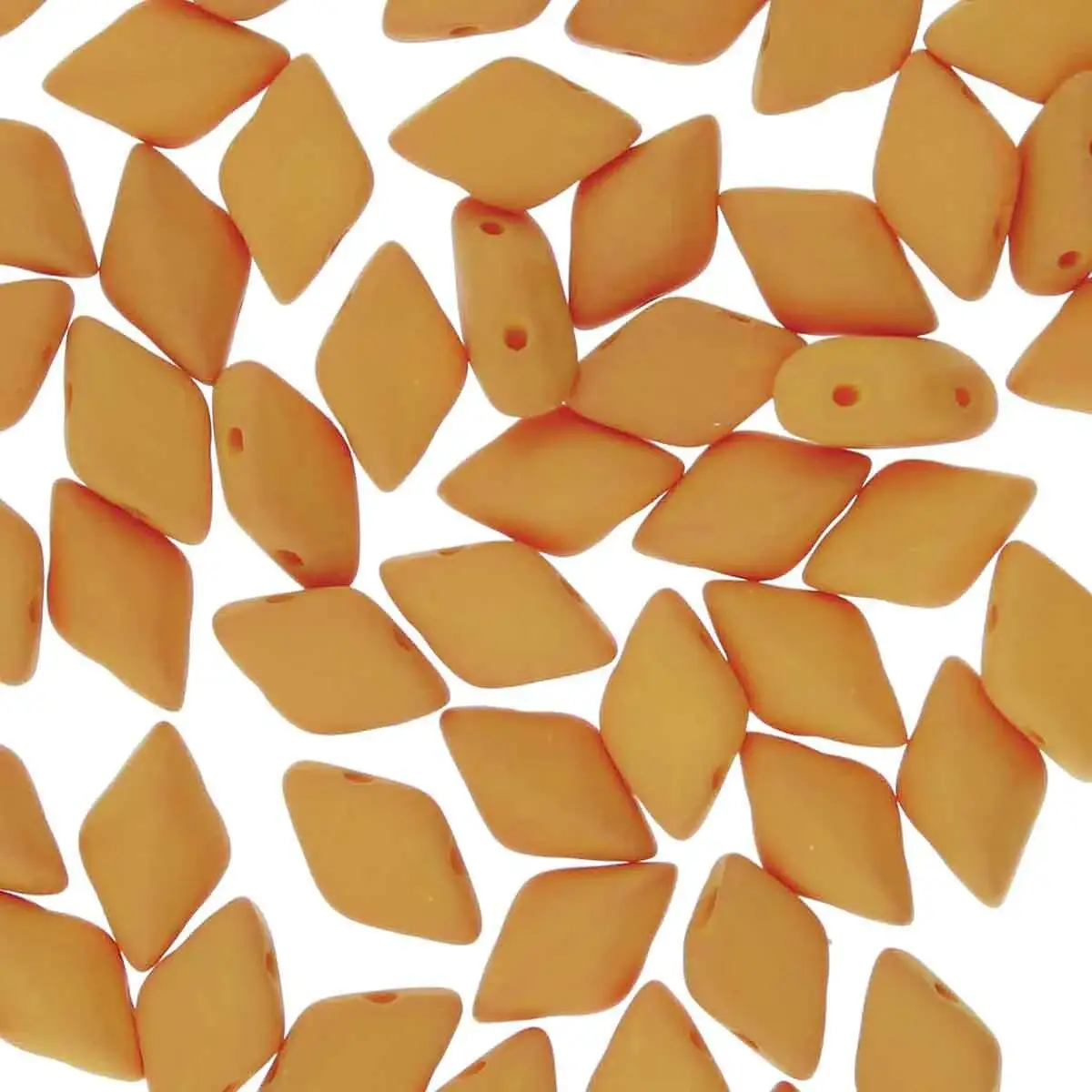 Gemduo Beads, Matte Velvet Mustard, 10g.