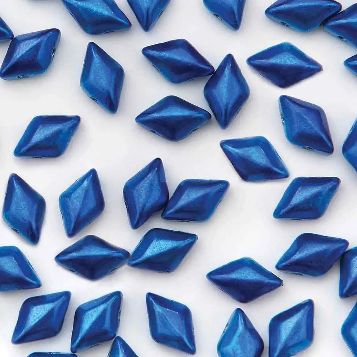 Gemduo Beads, Metalust Crown Blue, 10g