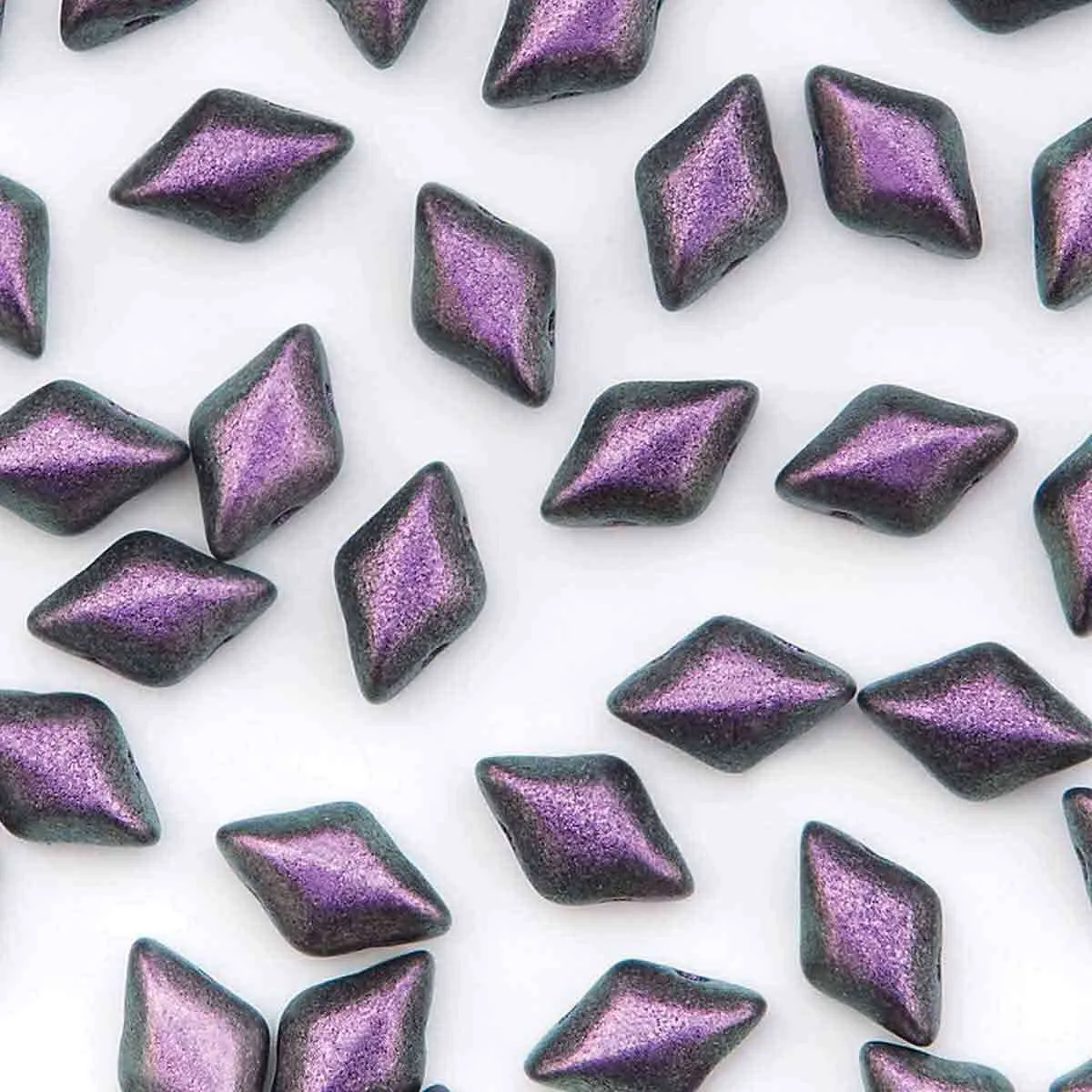 Gemduo Beads, Polychrome Black Raspberry, 10g