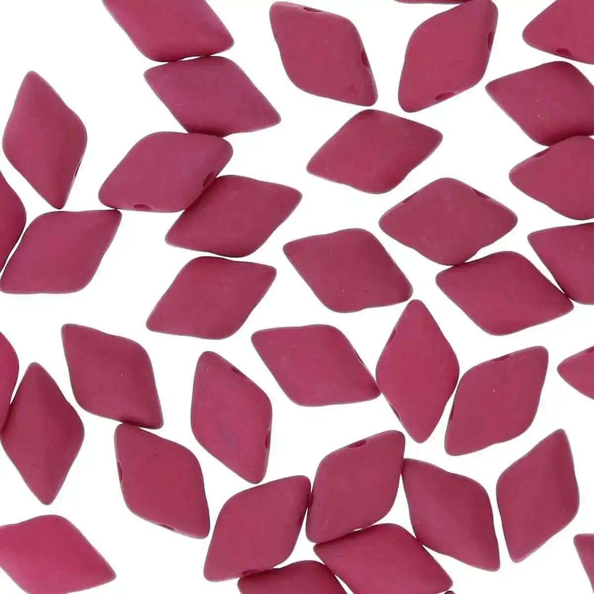 Gemduo Beads, Matte Velvet Purple Wine, 10g.