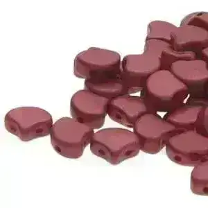 Ginko Beads, Chatoyant Shimmer Red Wine, 10g.