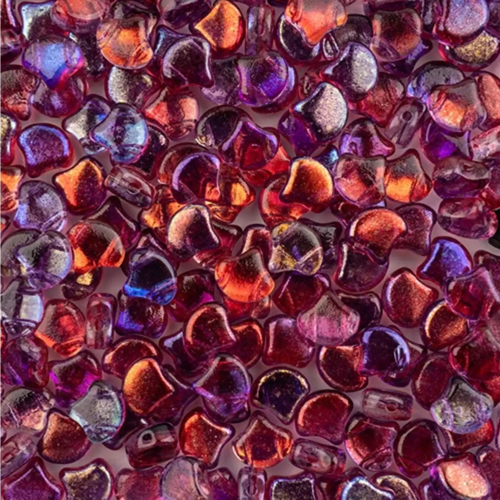 Ginko Beads, Crystal Summer Rainbow Light Violet, 10g.