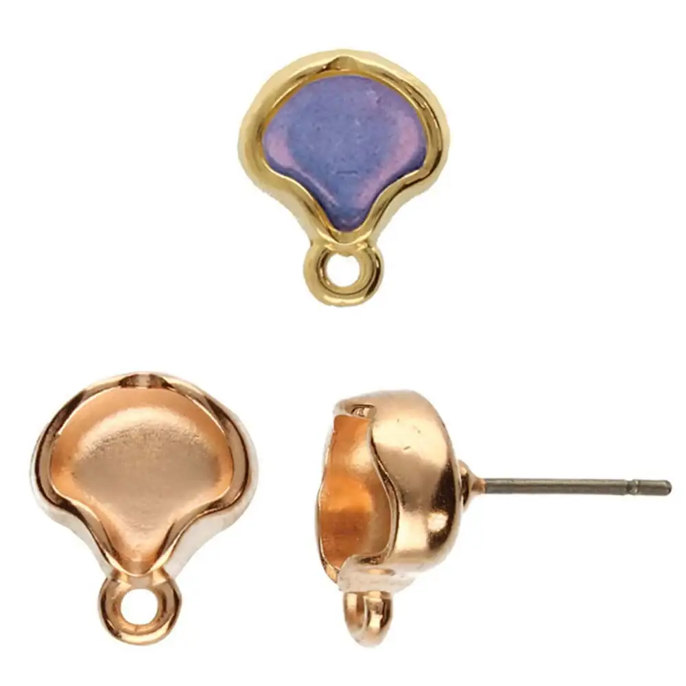 Cymbal Kamares Ginko Earring Posts, 1 pair - Image 6