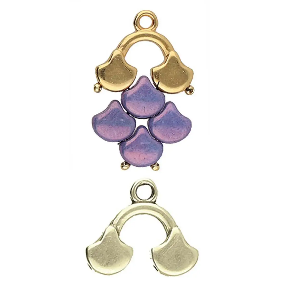 Cymbal Karavos II Ginko Bead Endings, 2 Pcs. - Image 5