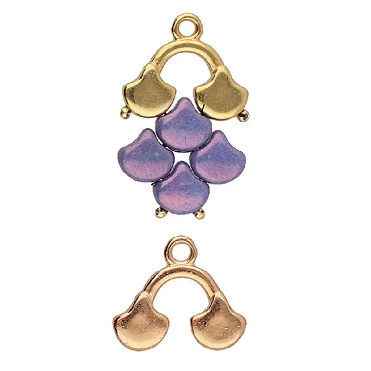 Cymbal Karavos II Ginko Bead Endings, 2 Pcs. - Image 6