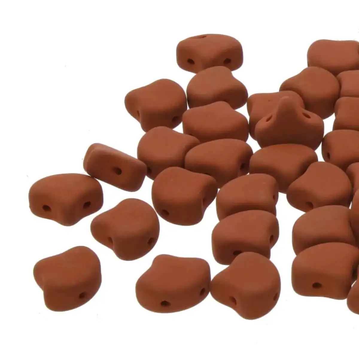Ginko Beads, Matte Velvet Brick, 10g