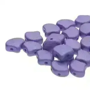 Ginko Beads, Chatoyant Shimmer Eggplant, 10g.