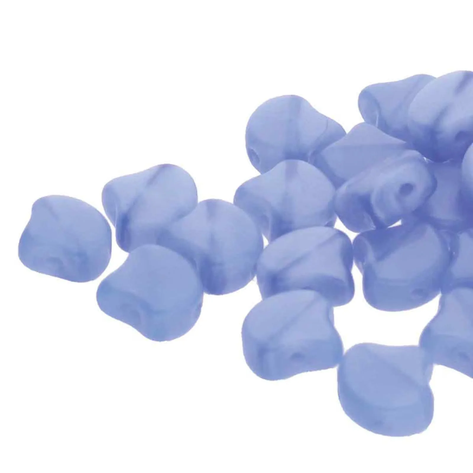 Ginko Beads, Opal Blue, 10g.