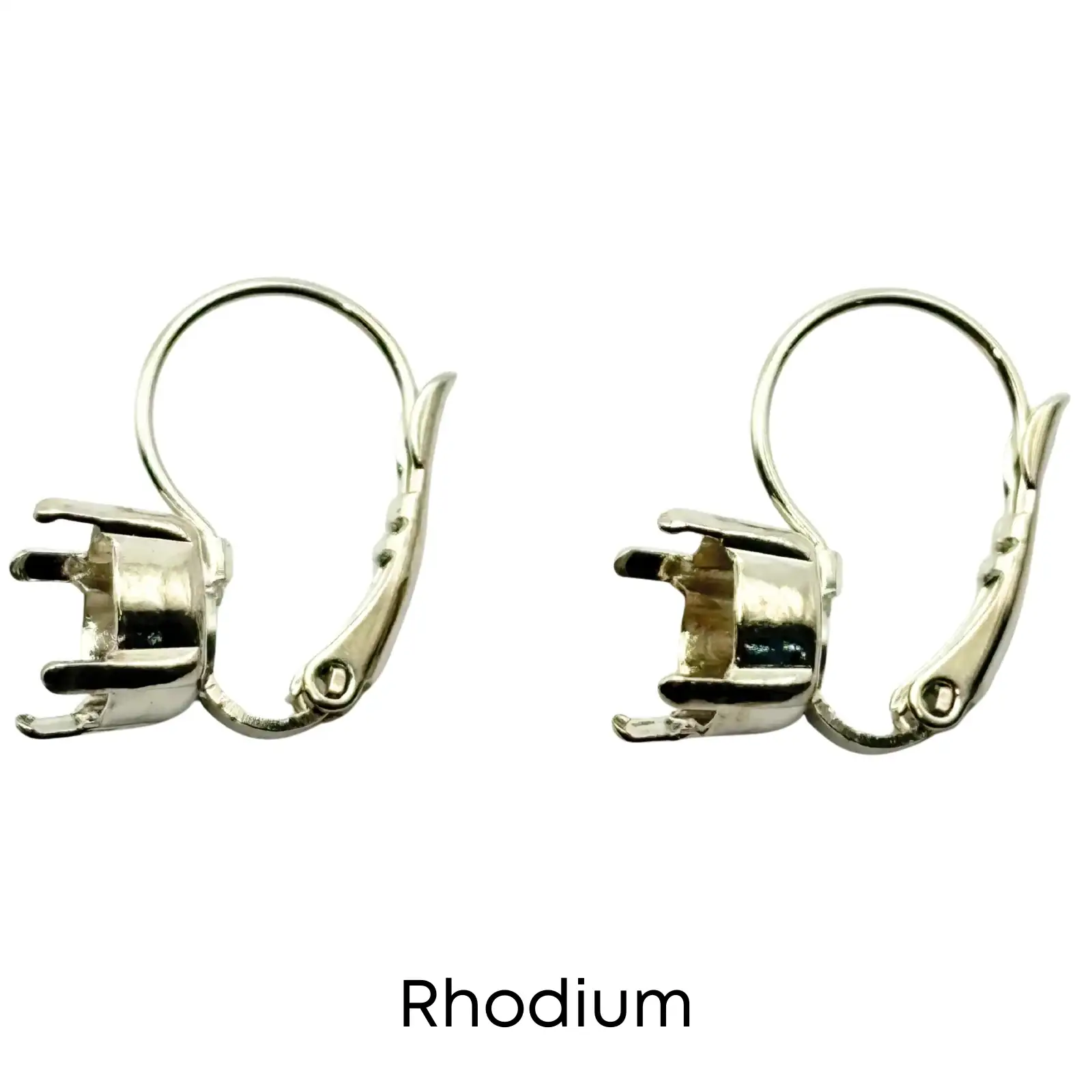 Gita Leverback Earring Settings, for 39ss/8mm Crystal - 1 pair - Image 6