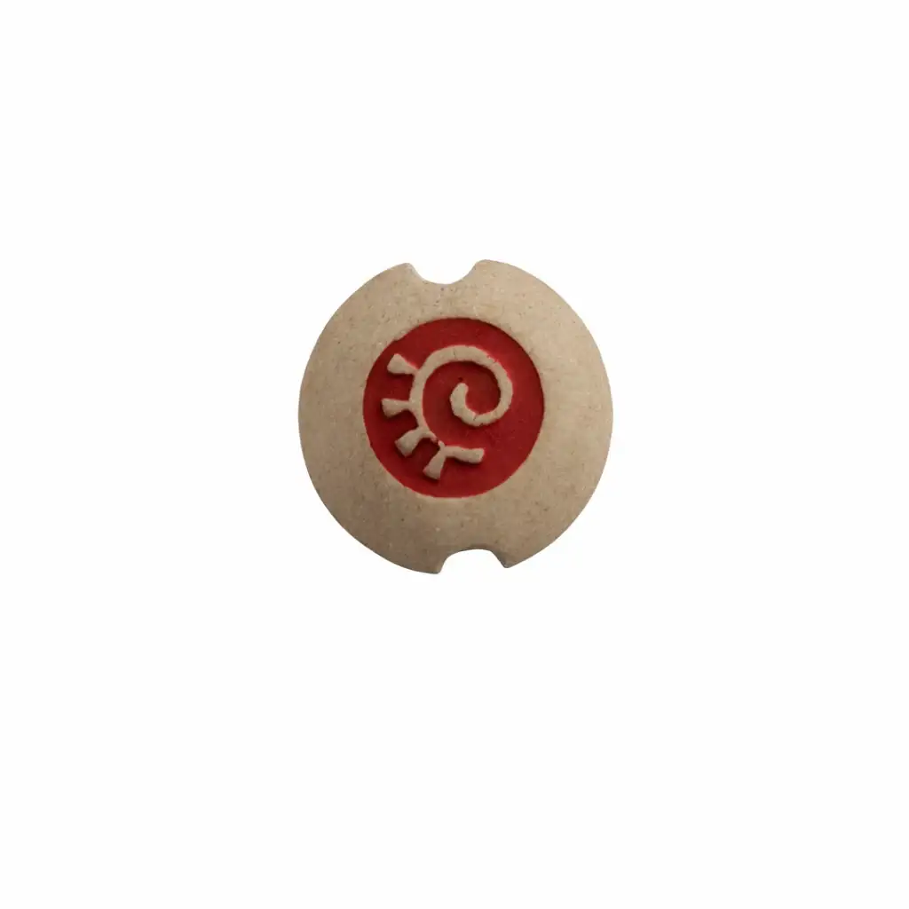 Golem Beads, Southwest Sun, Red, 2 Pcs.