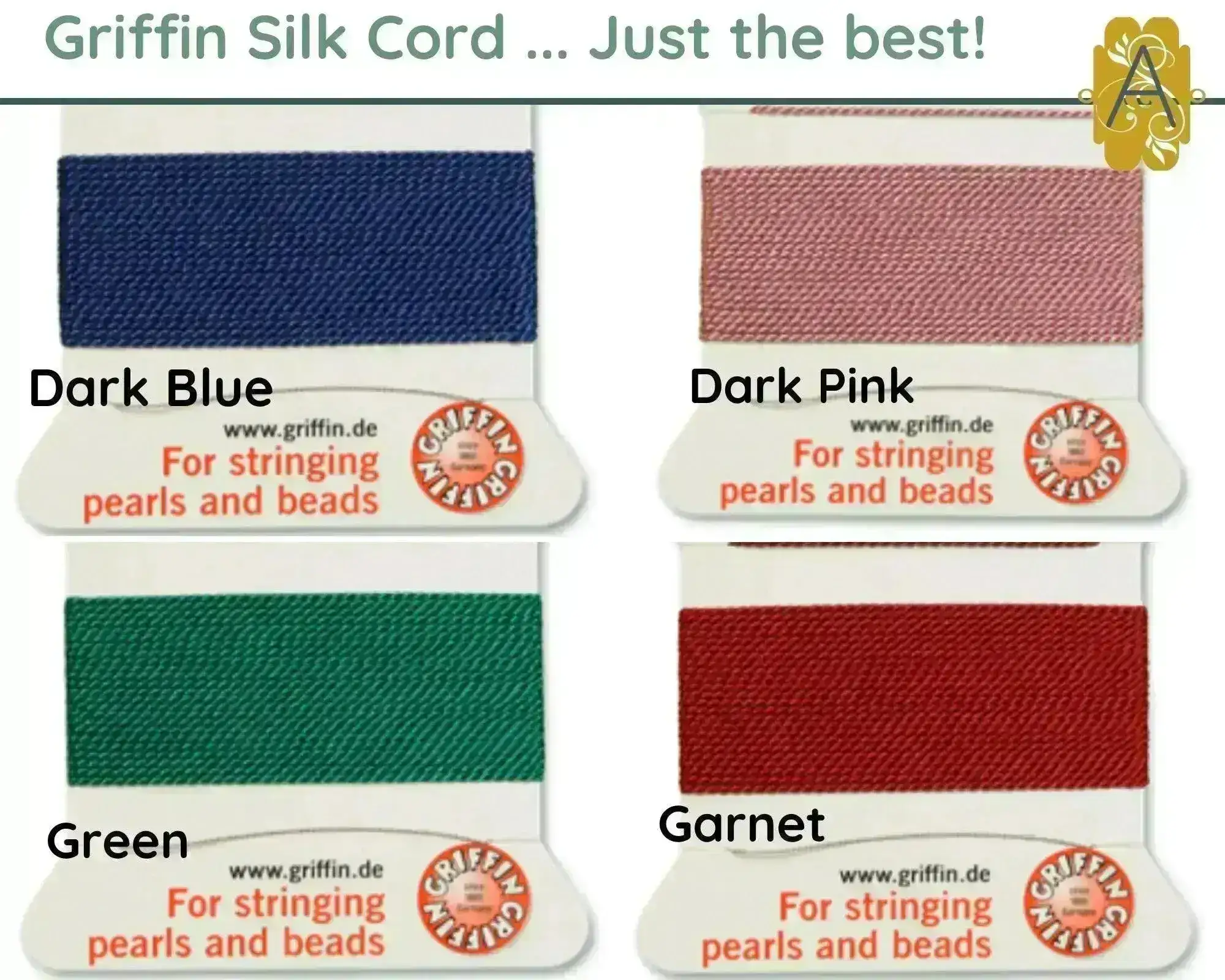 GRIFFIN Silk Thread or Cord, Size 3 - Image 7