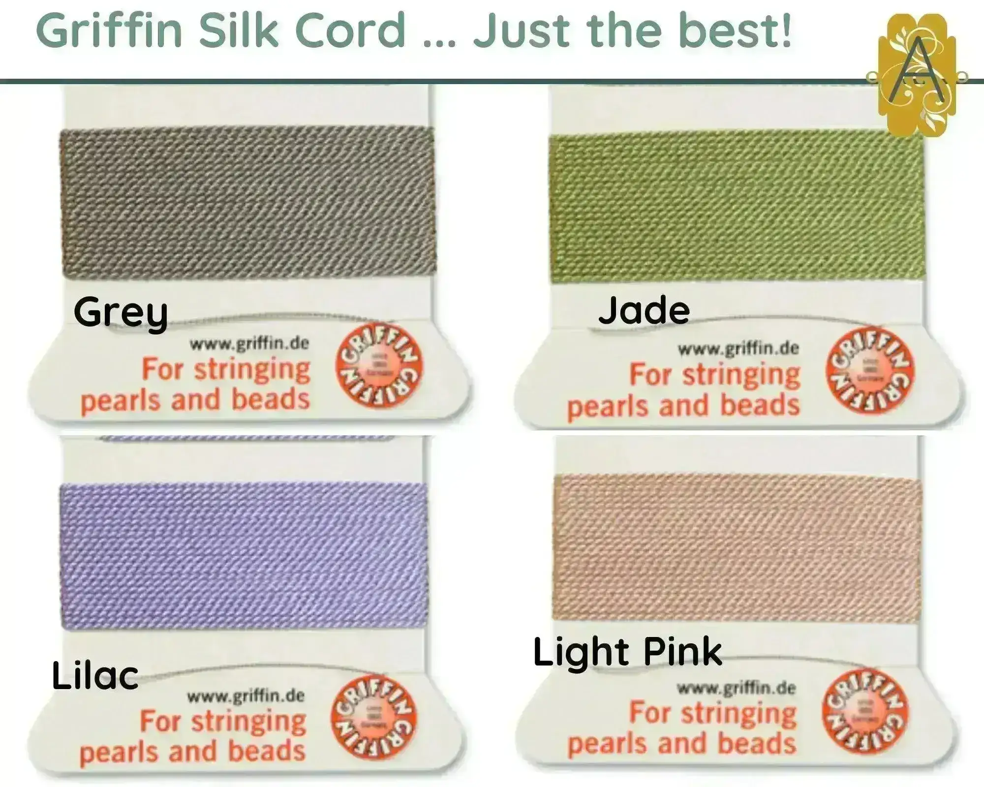 GRIFFIN Silk Thread or Cord, Size 5 - Image 9
