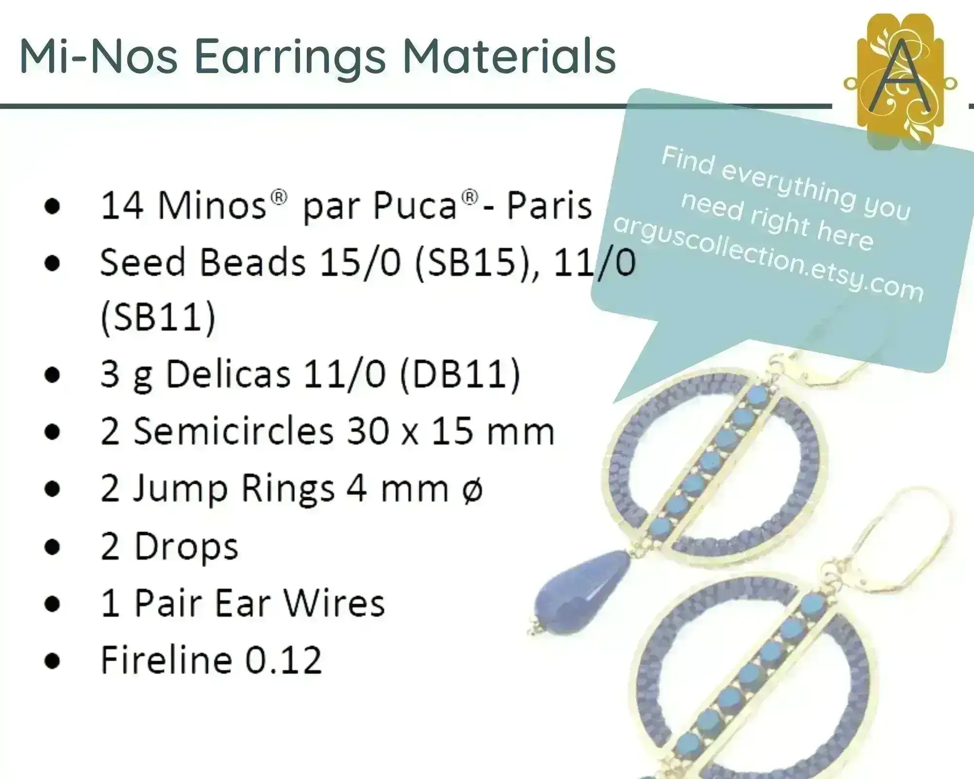 Semi-Circle or Half Moon Connectors, 4 Finishes - Image 7