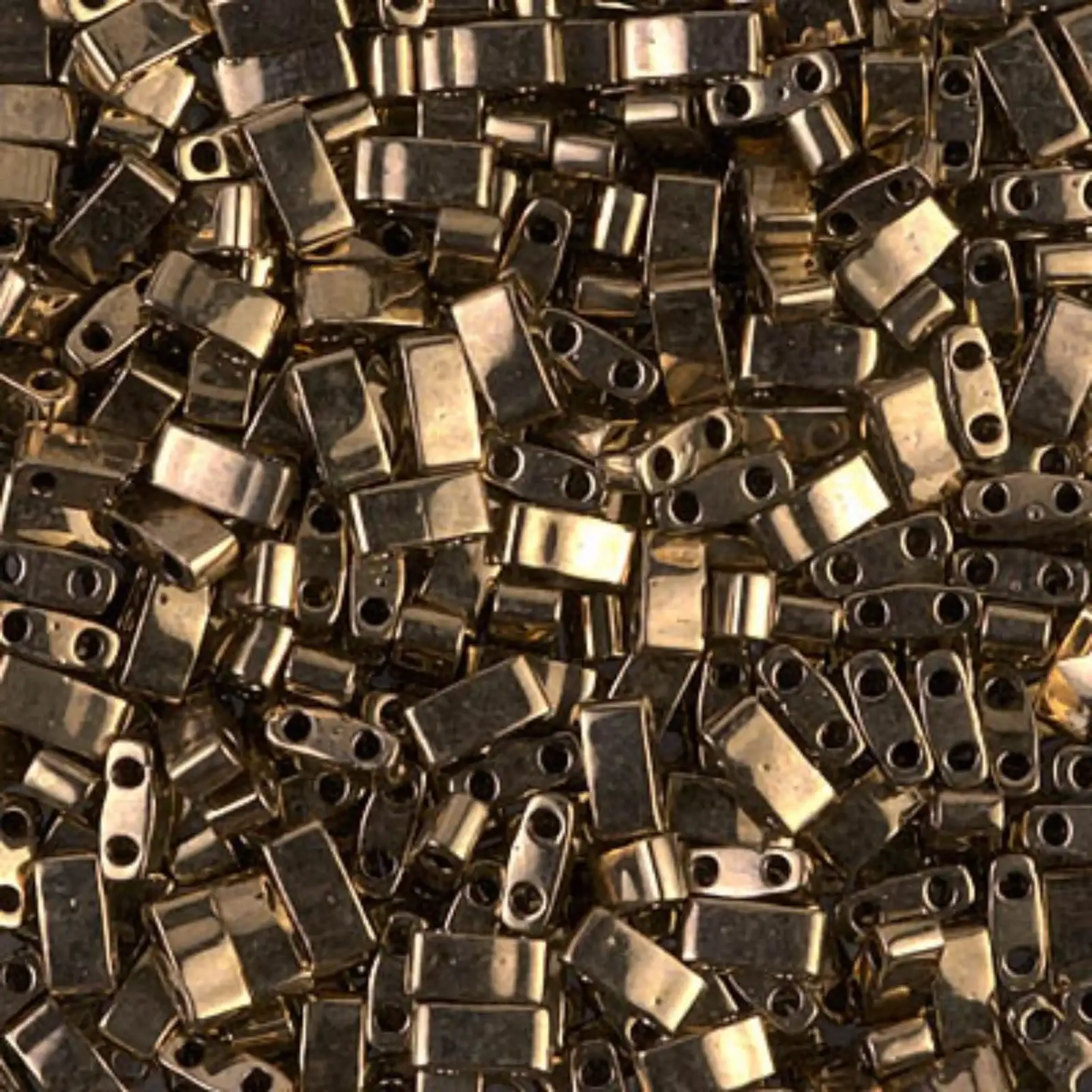 Miyuki Half Tila Beads, HTL-457, Dark Bronze 5g