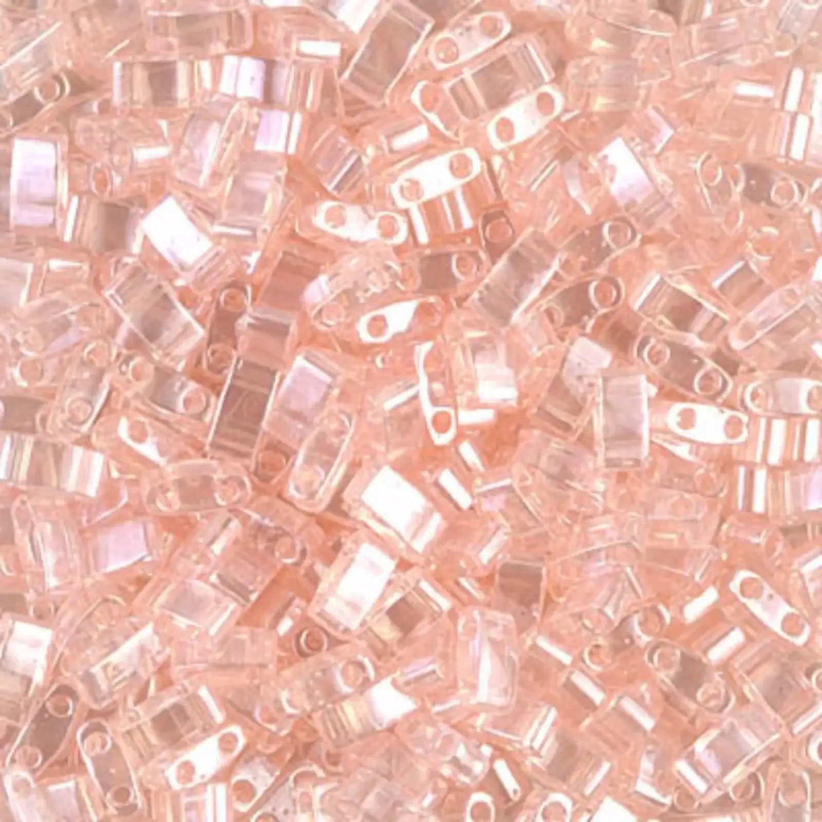 Miyuki Half Tila Beads, HTL-365, Light Rose Luster 5g