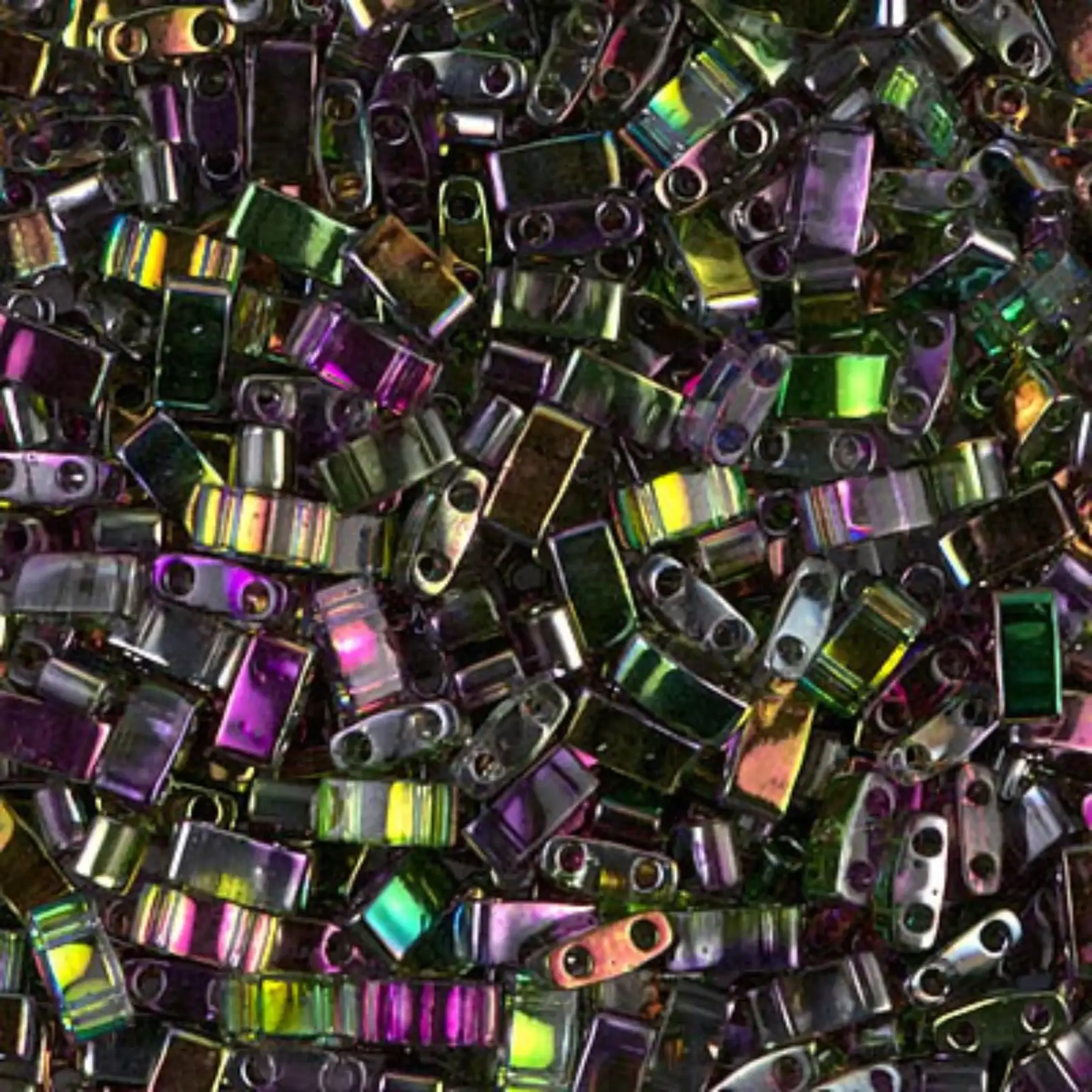 Miyuki Half Tila Beads, HTL-4571, Orchid Magic 5g