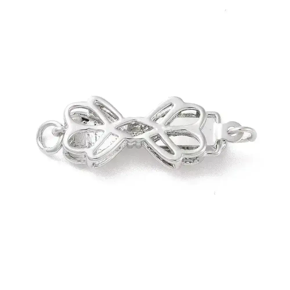 Heart 'N Bow, 1-Strand Box Clasps in 2 Finishes - Image 4