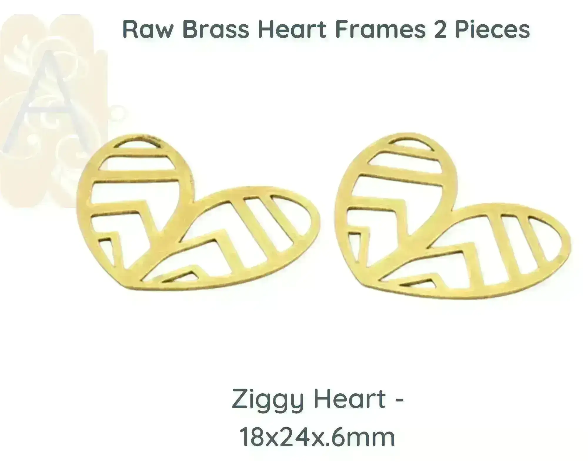 Hearts aFire, Connectors, Charm or Pendant, 3 Designs - Image 2