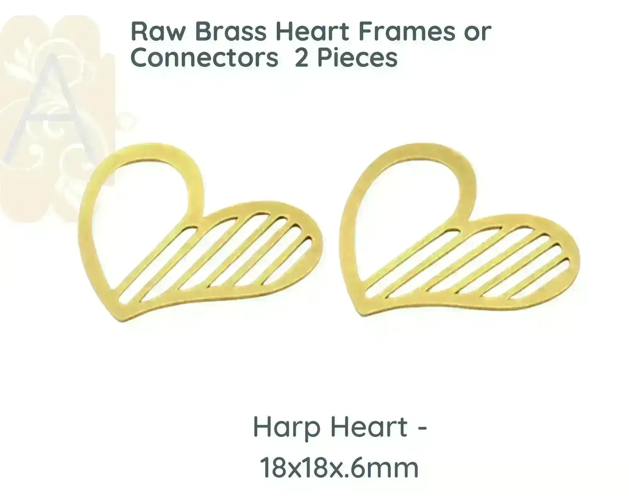 Hearts aFire, Connectors, Charm or Pendant, 3 Designs - Image 3