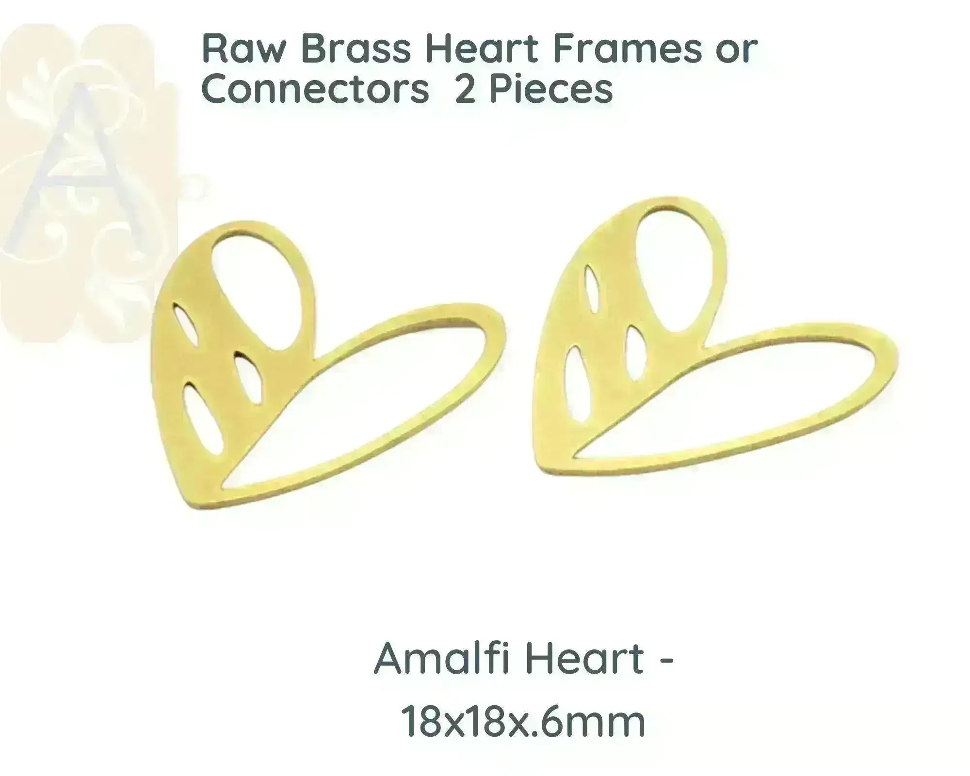 Hearts aFire, Connectors, Charm or Pendant, 3 Designs - Image 4