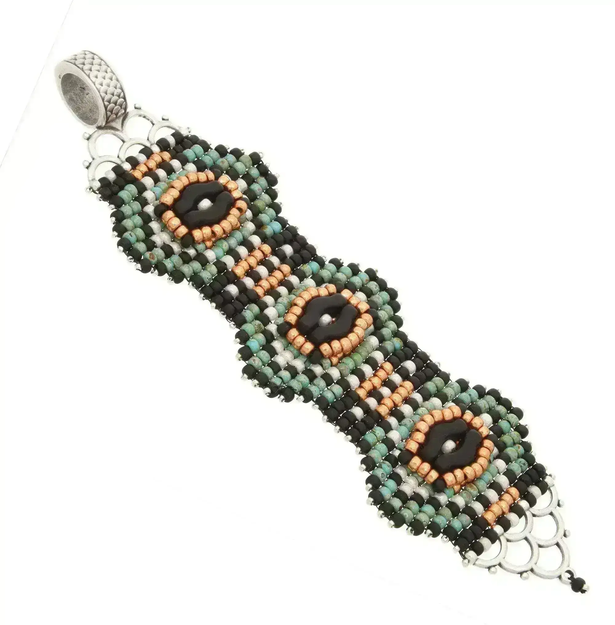 Cymbal Kales Bail for 8\0 & other Seed Beads - Image 3