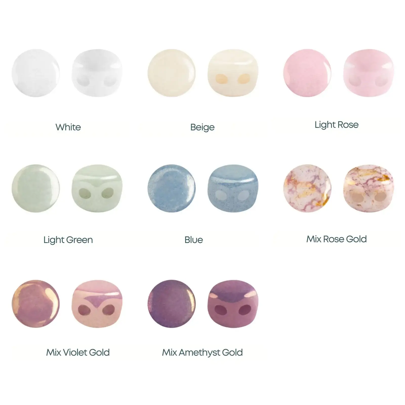 Kalos Beads par Puca, Ceramic Look, 5g & 20g