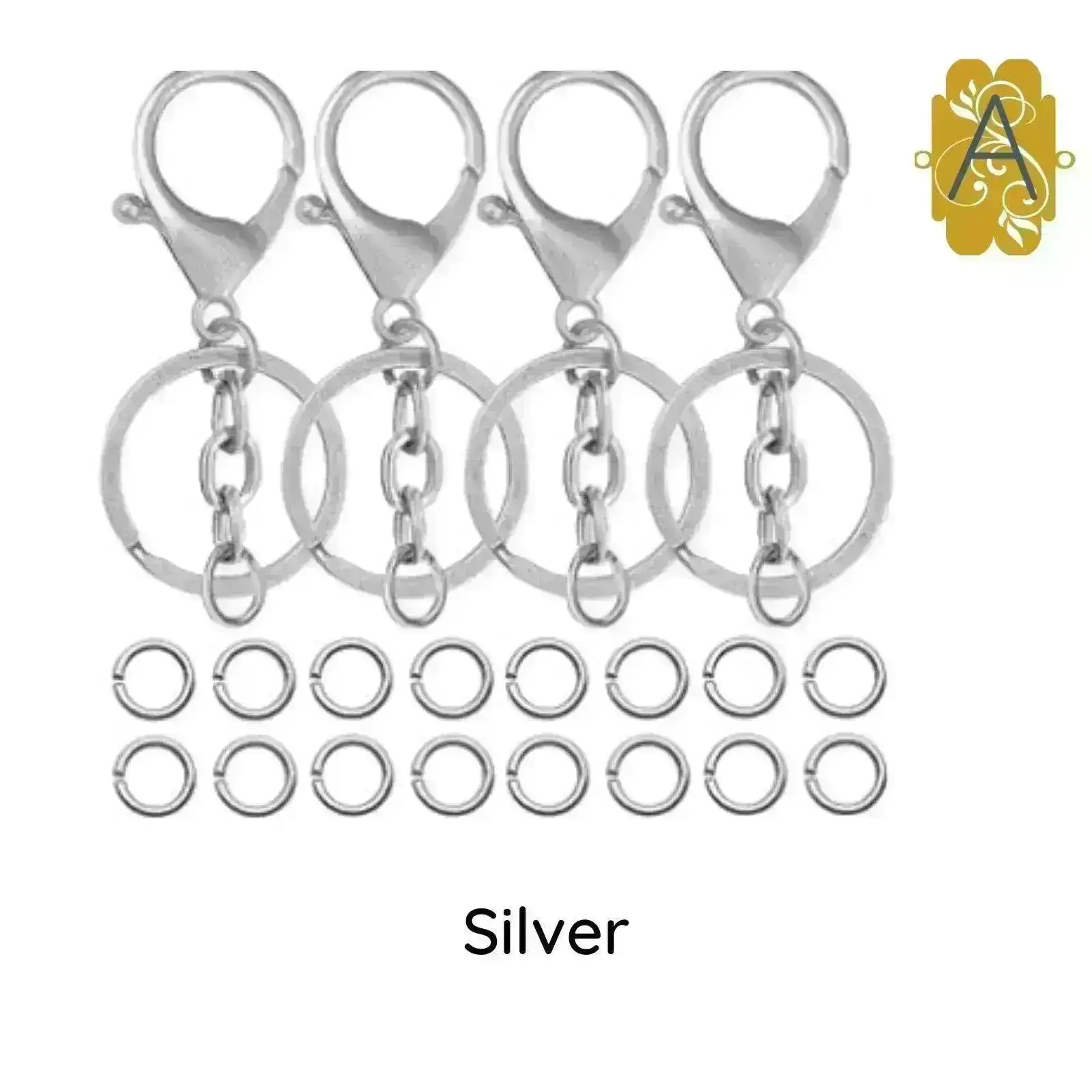 Keychain with Lobster Clasp and Chain - Image 8