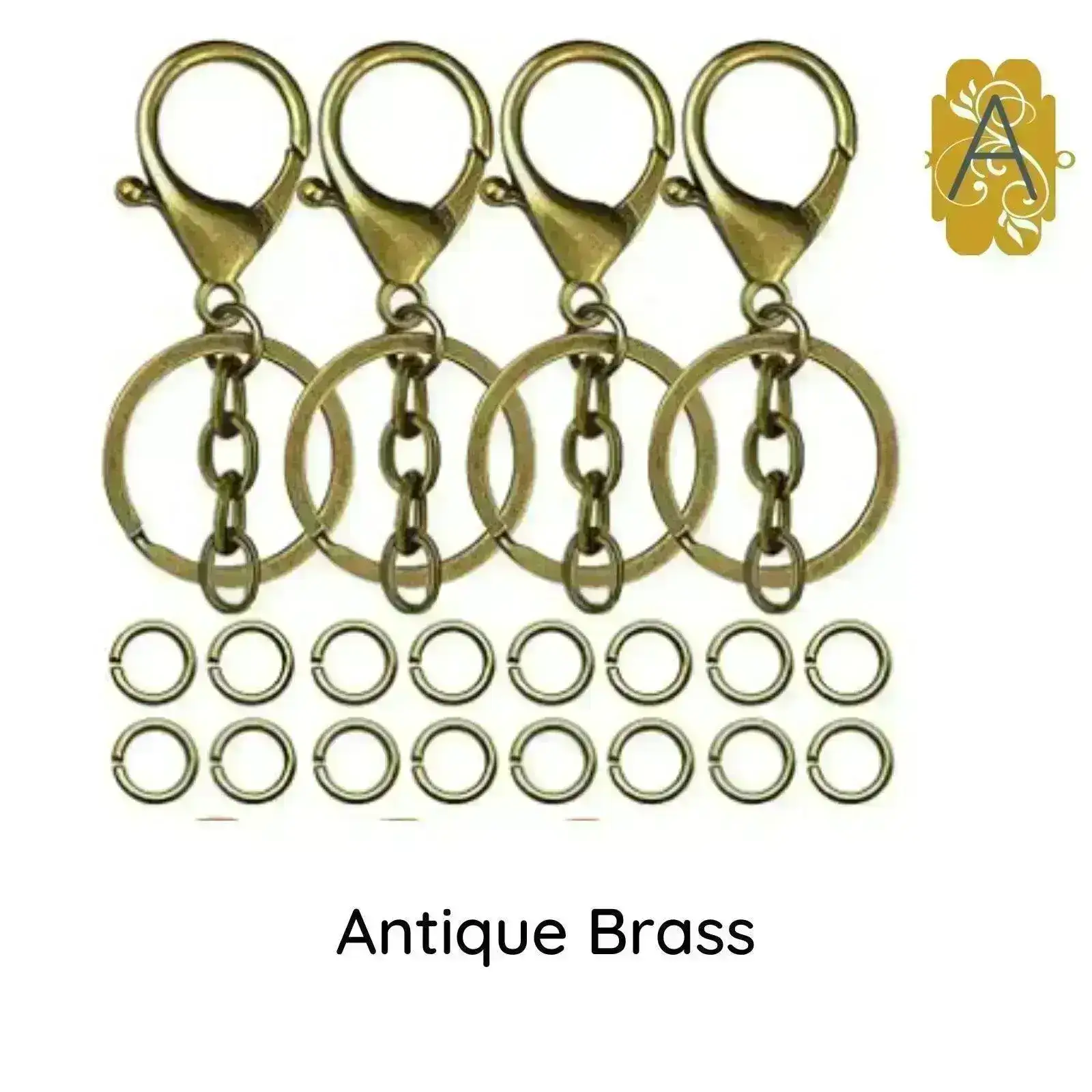 Keychain with Lobster Clasp and Chain - Image 9