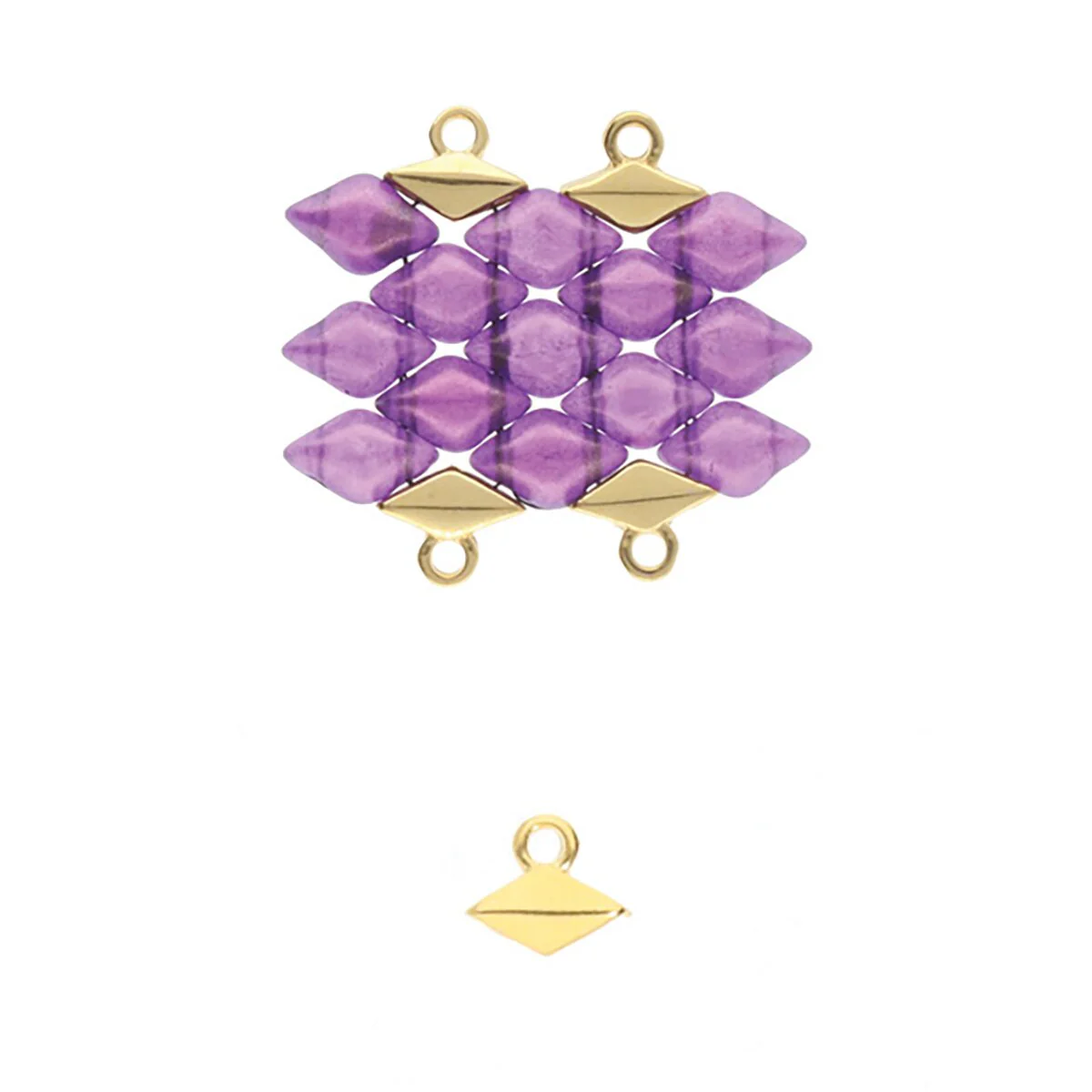Cymbal Komia Gemduo Bead Endings, 4 Pcs. - Image 4