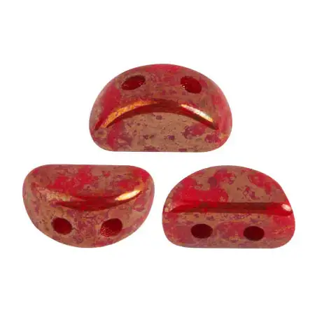 Kos Beads par Puca, Opaque Coral Red, 5g. & 20g. - Image 5