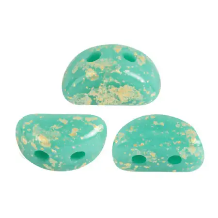Kos Beads par Puca, Opaque Green Turquoise, 5g. - Image 6