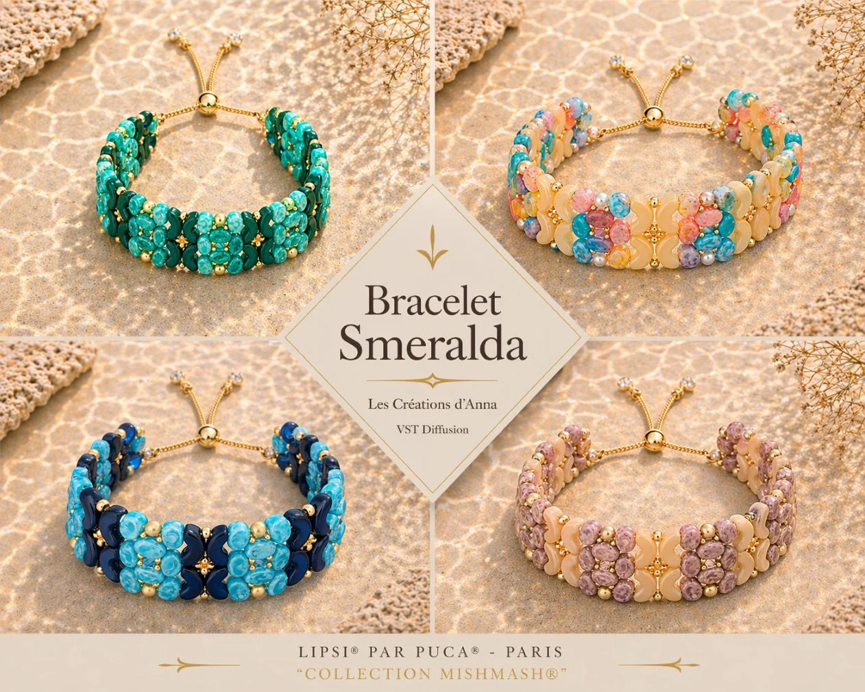 Lipsi Beads par Puca, Mishmash, 5g & 20g - Image 12