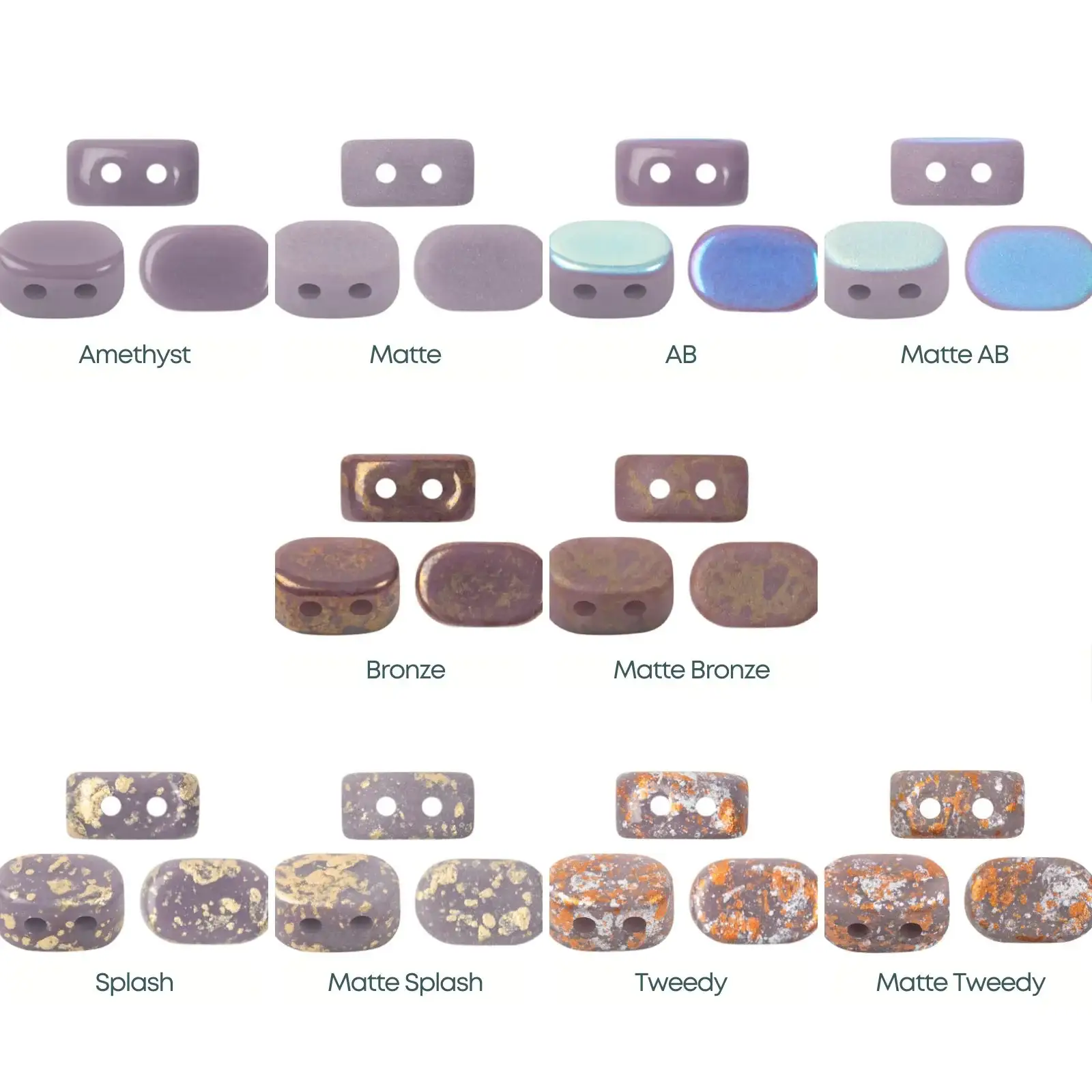 Lipsi Beads par Puca, Amethyst, 5g & 20g