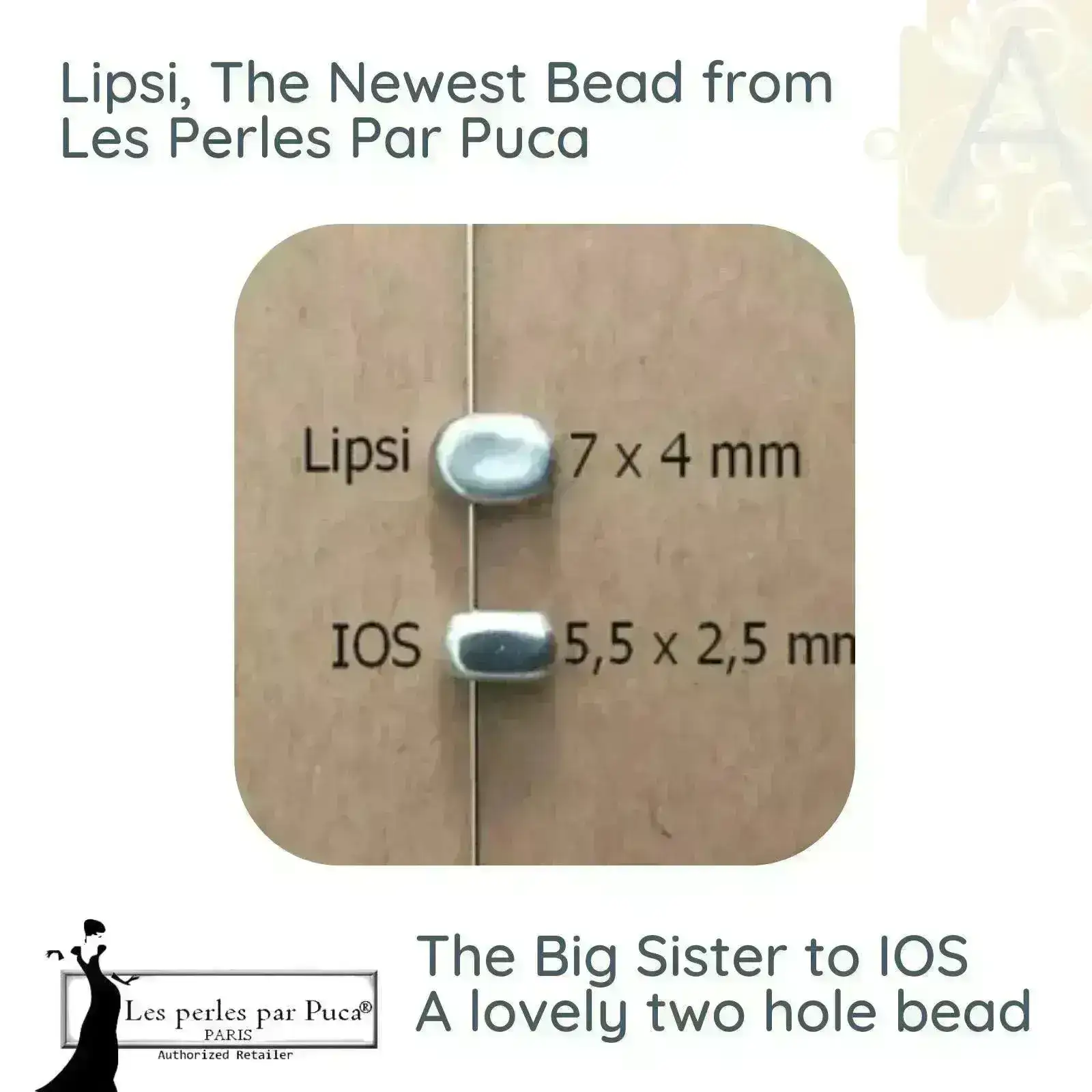 Lipsi Beads par Puca, Coral Red, 5g - Image 10