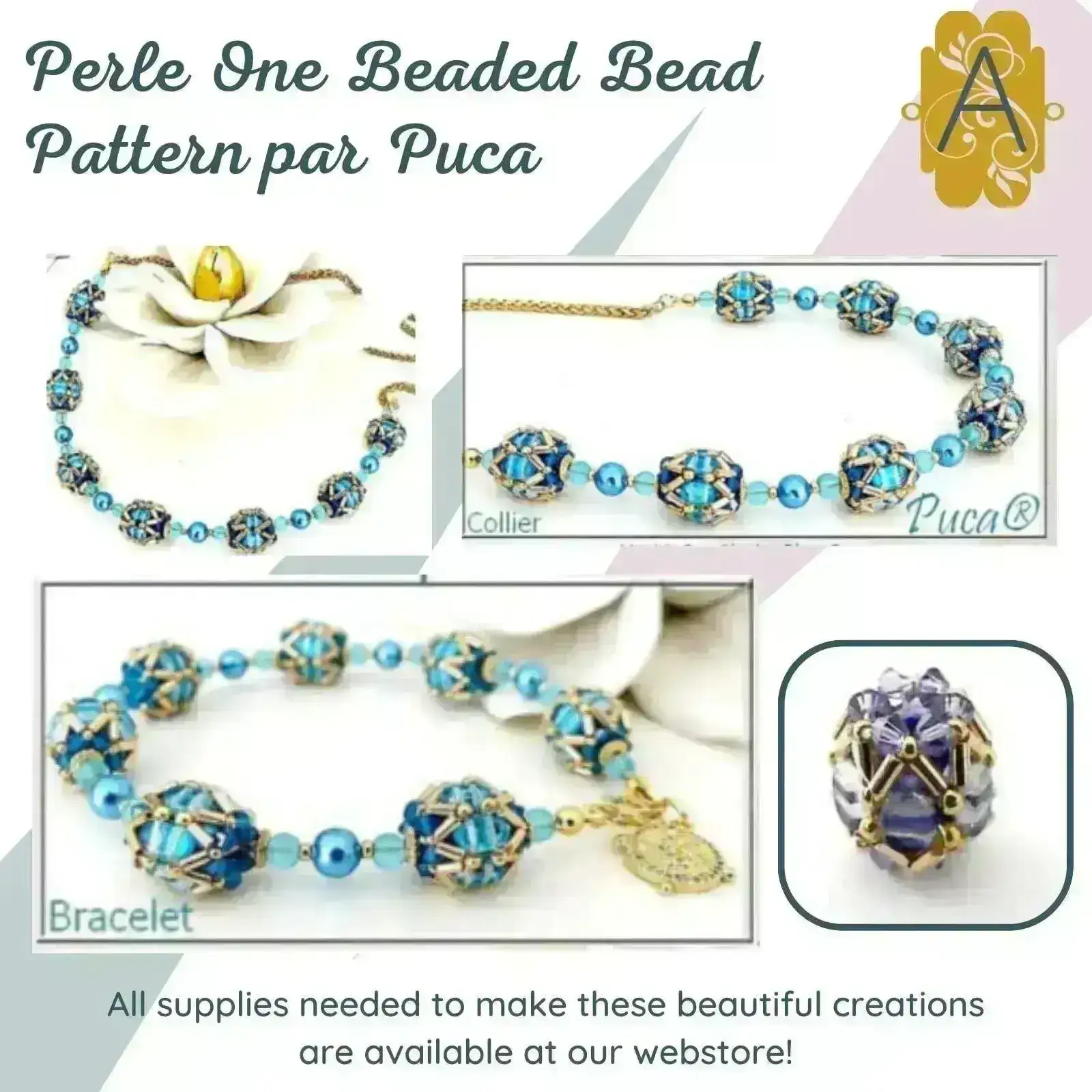 Lipsi Beads par Puca, Ice Slushy, 5g & 20g - Image 8