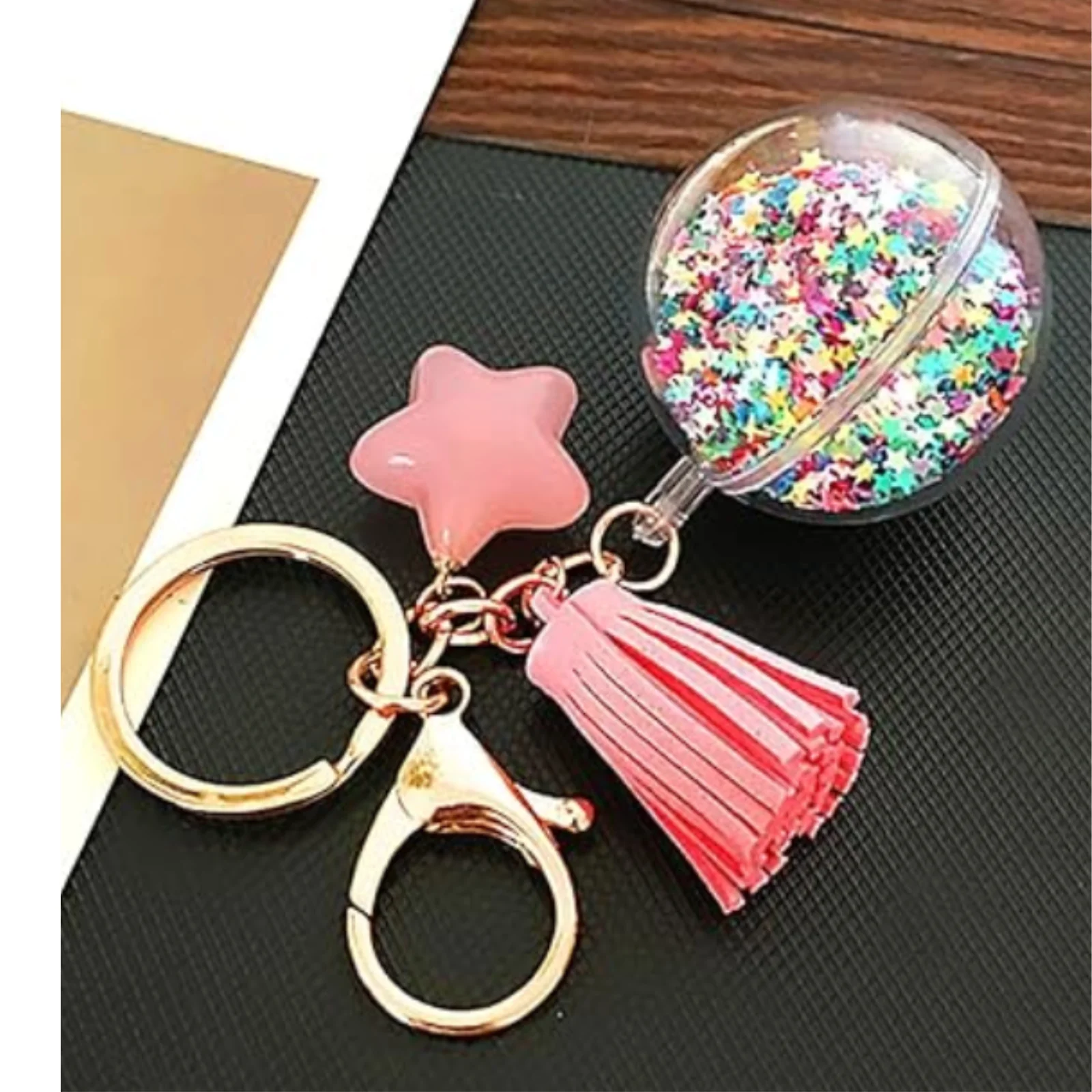Lobster Keychain Clasp with Trigger Swivel & Ring - Image 7
