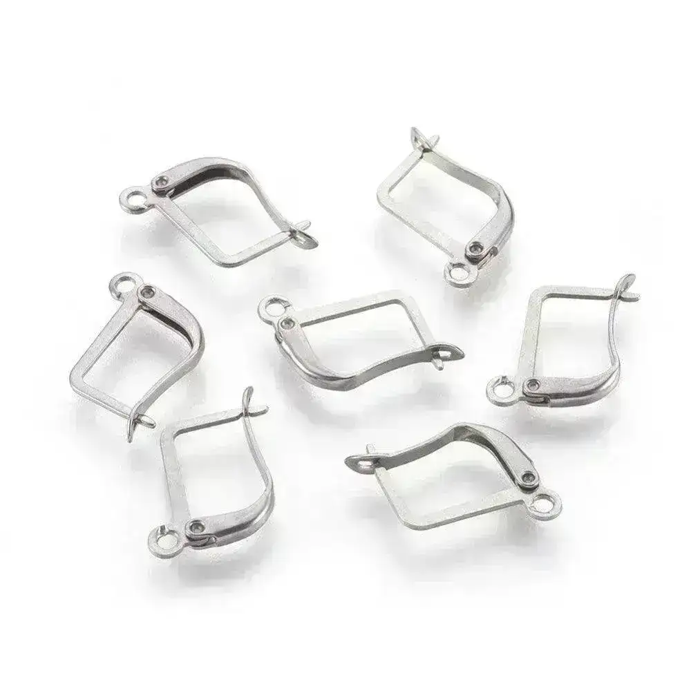 Loire 4, Closed Loop Leverback, 304 Stainless Steel, 2 Pair - Image 3