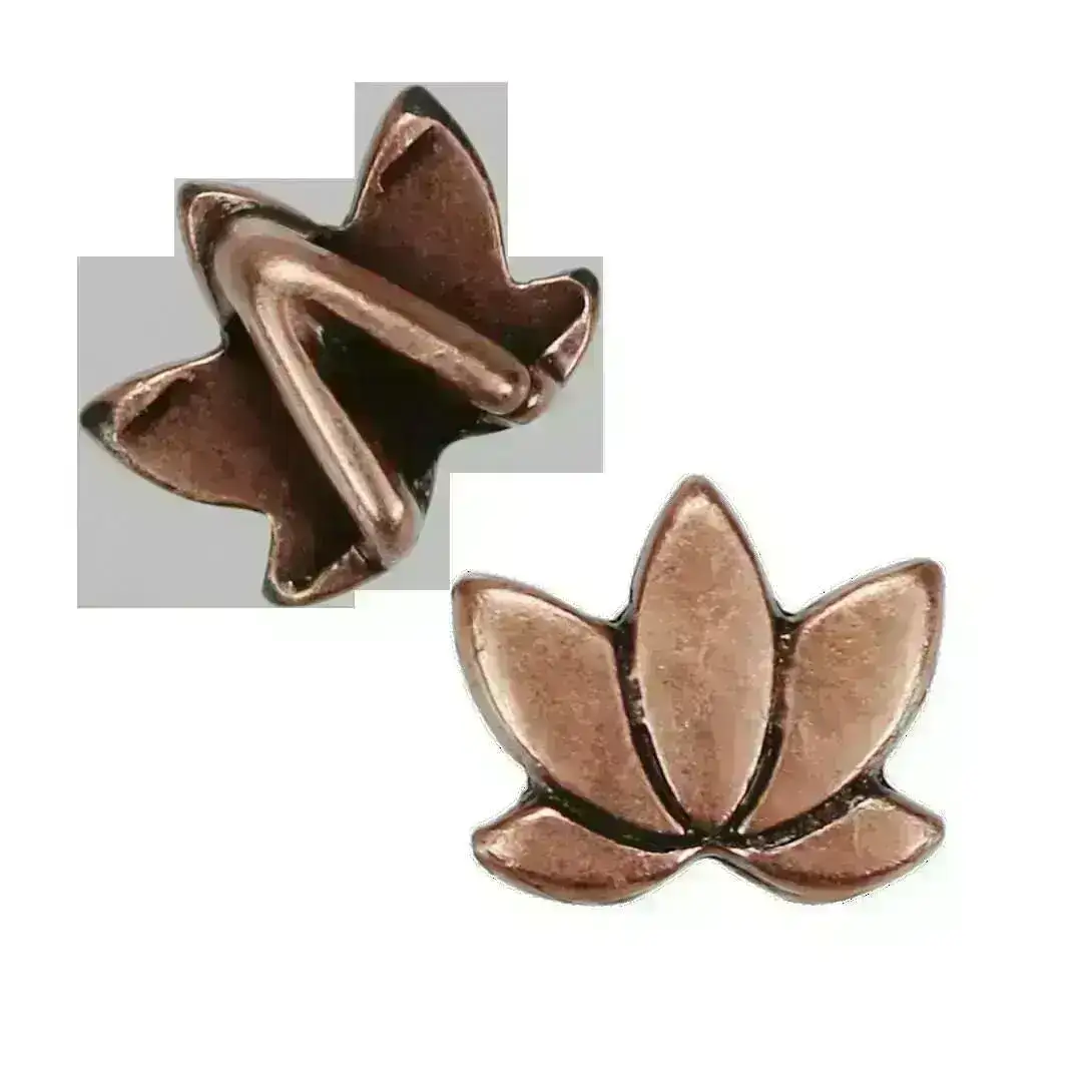 Lotus Flower Slider for Leather or Cork, 5mm - Image 3