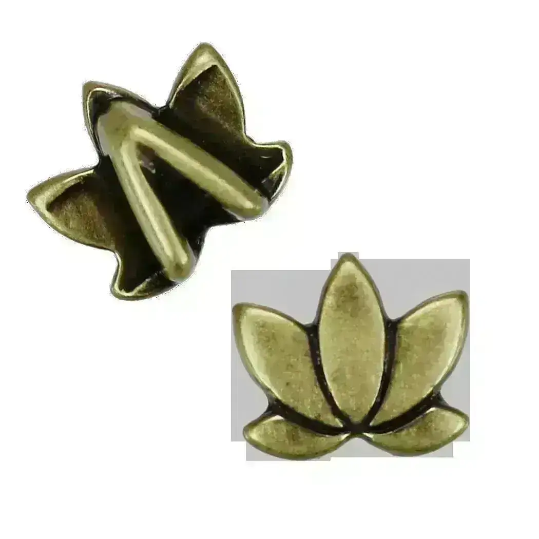 Lotus Flower Slider for Leather or Cork, 5mm - Image 4