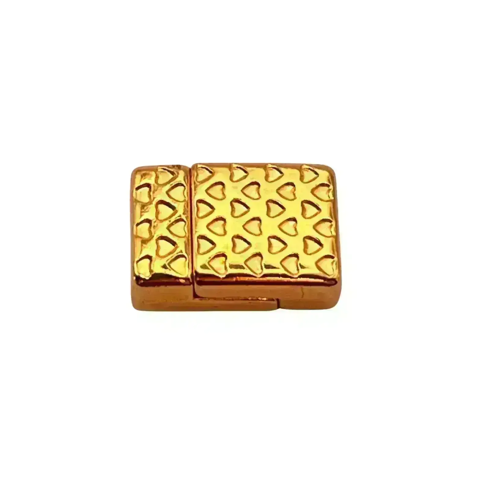 Hearts Magnetic Clasp, For 10mm Flat Leather or Cork - Image 3