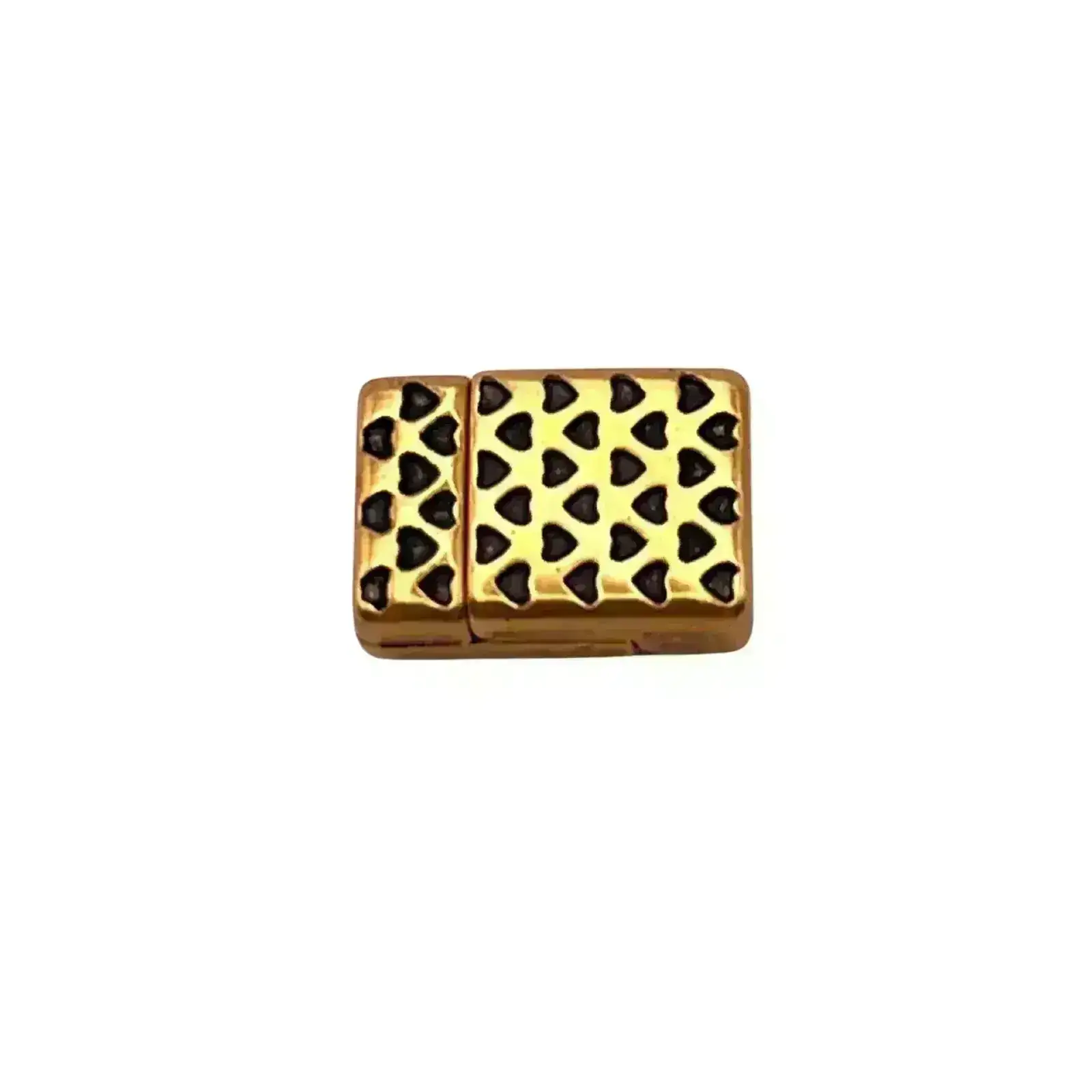 Hearts Magnetic Clasp, For 10mm Flat Leather or Cork - Image 4