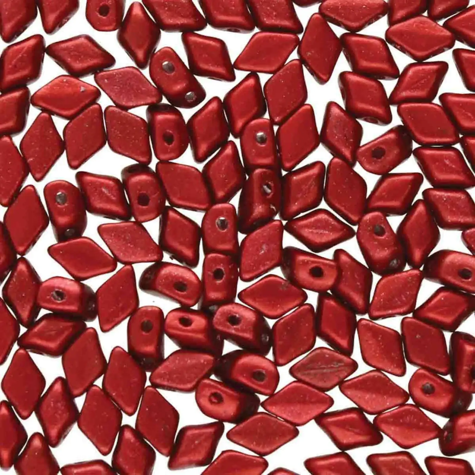 Mini Gemduo Beads, Metalust Lipstick Red, 5g.