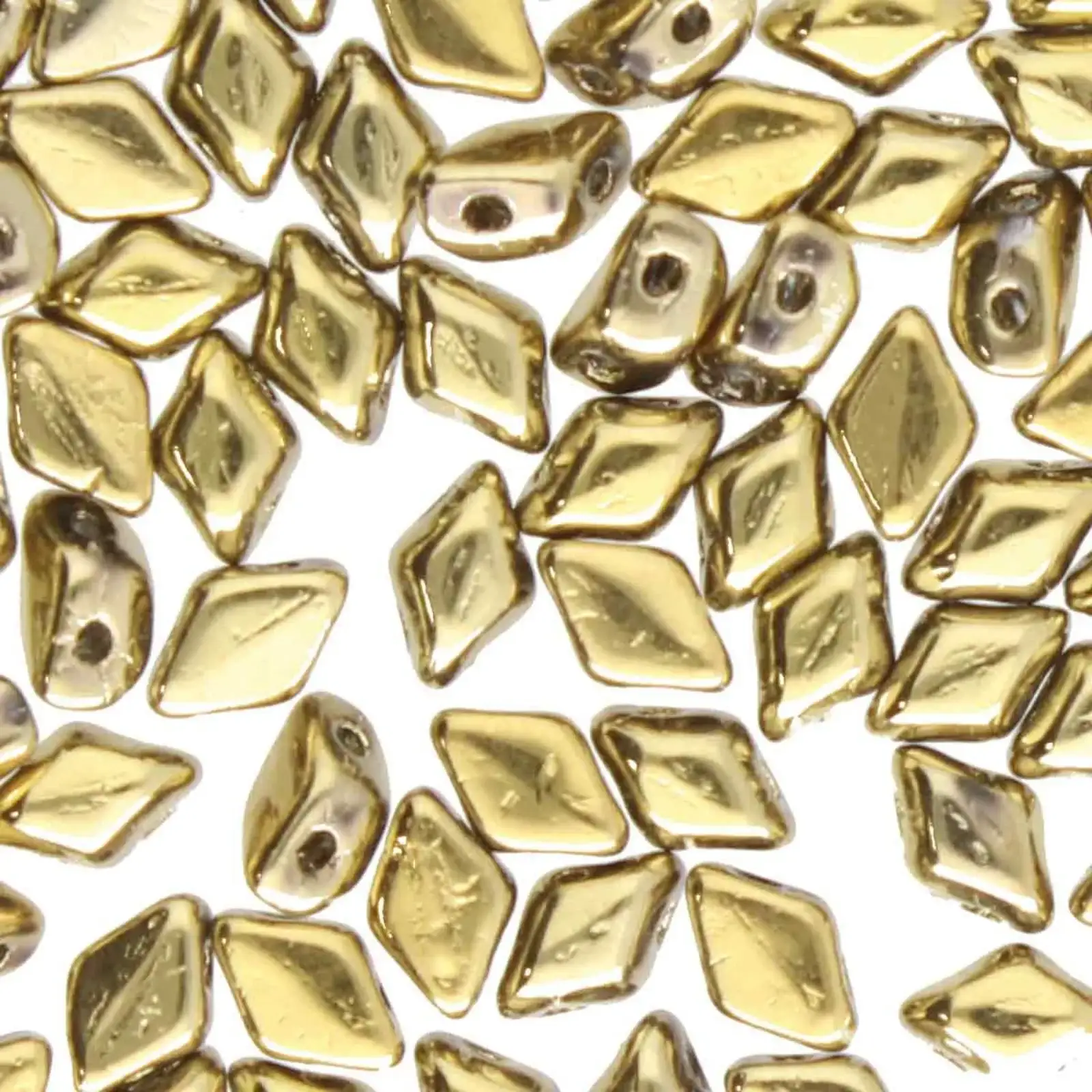 Mini Gemduo Beads, Full Amber, 5g.
