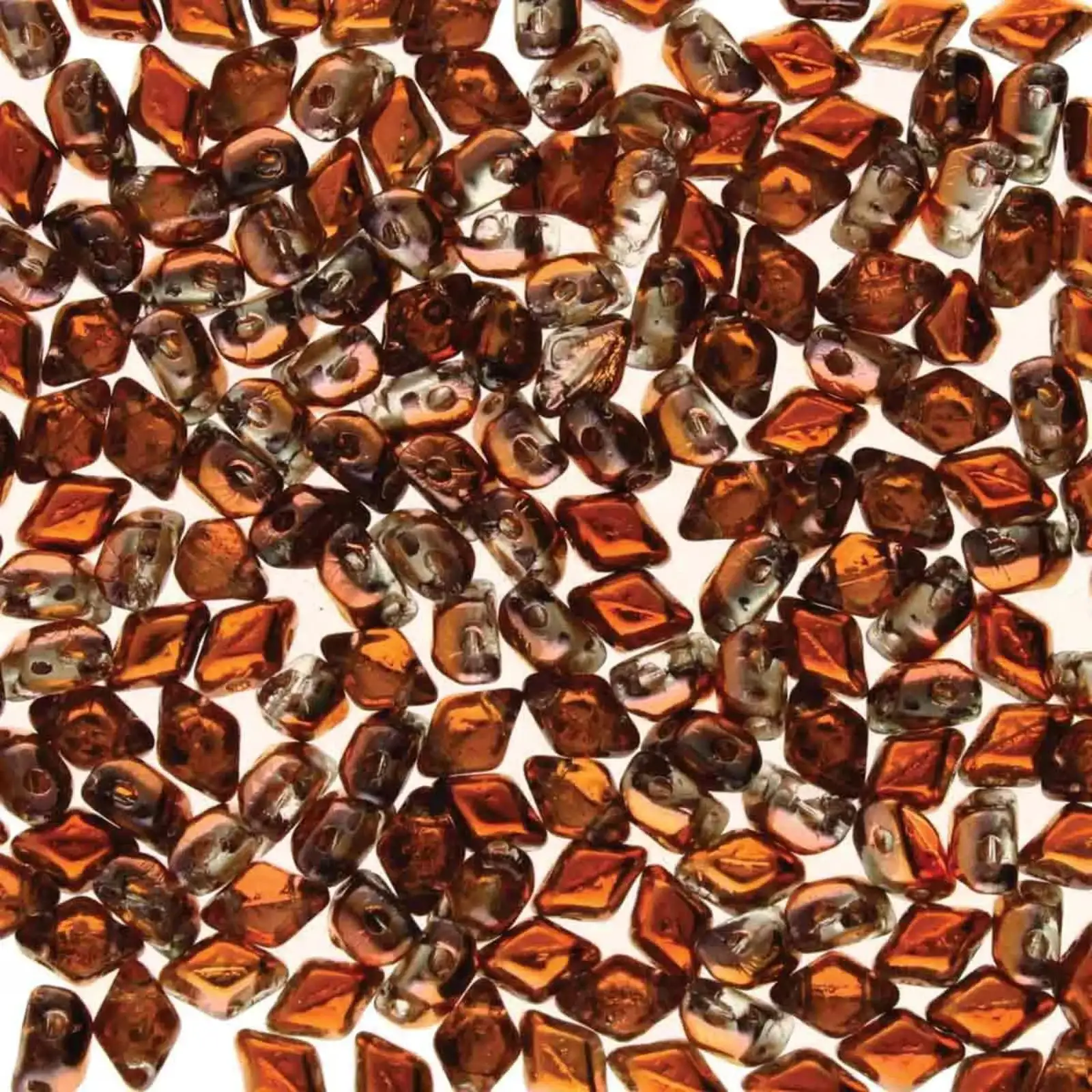 Mini Gemduo Beads, Crystal Sunset, 5g.