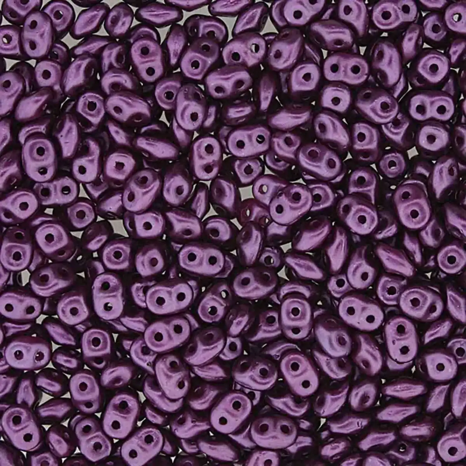 MIniduo Beads, Pastel Bordeaux, 10g.