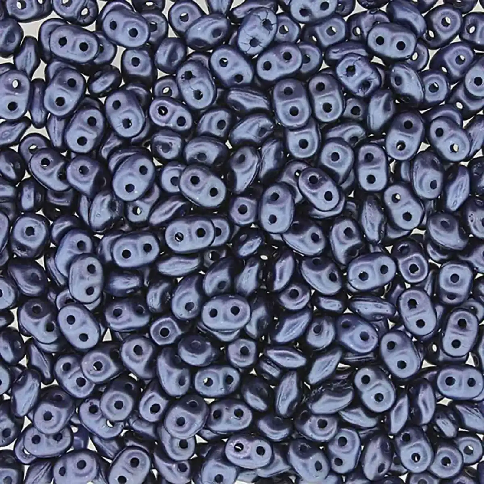 MIniduo Beads, Pastel Montana Blue, 10g.